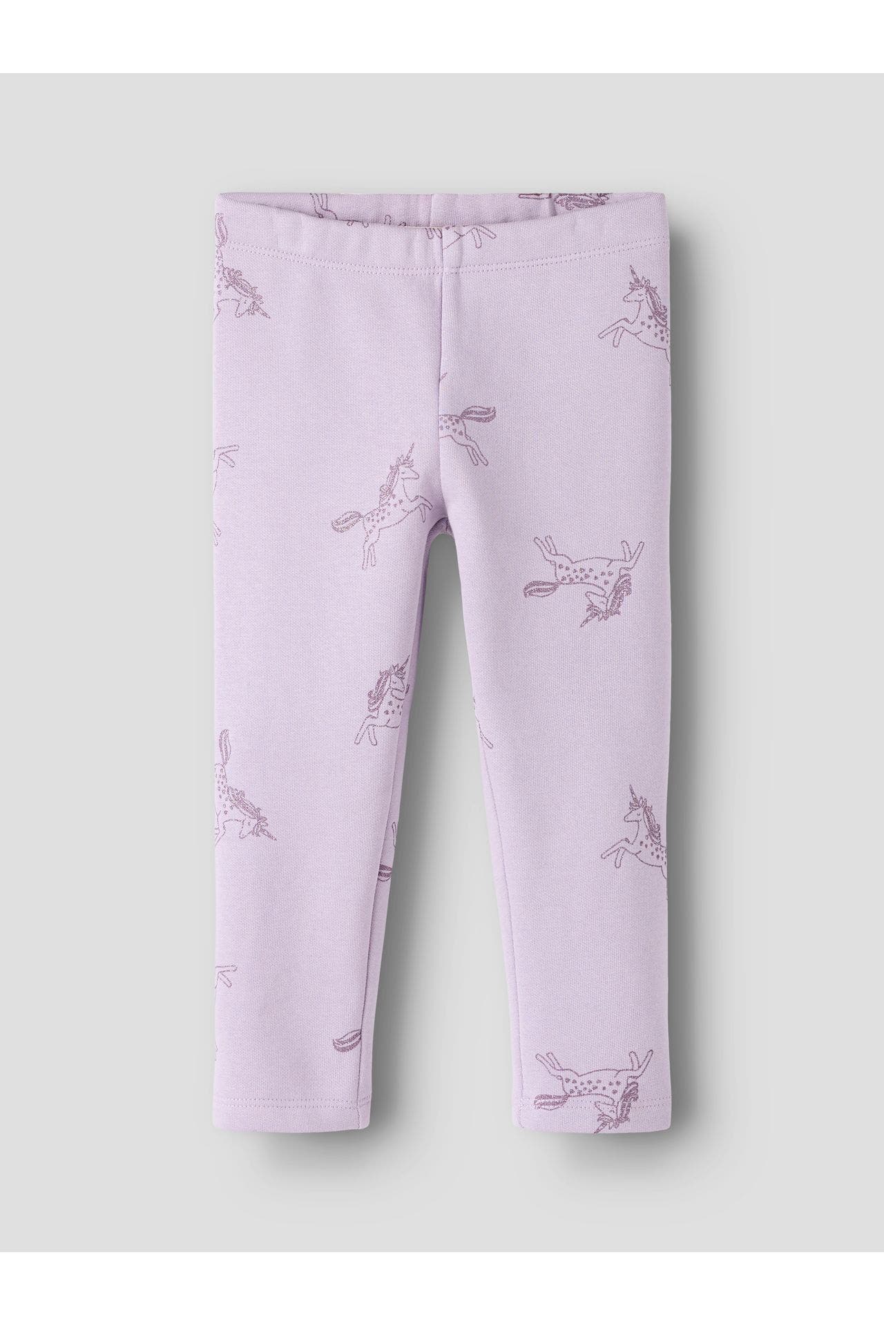 NAME IT Leggings flieder gemustert, Bild 1