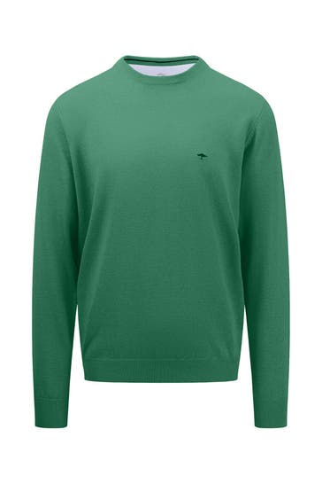 FYNCH-HATTON Strickpullover dunkelgrün