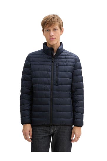 TOM TAILOR Light-Steppjacke dunkelblau