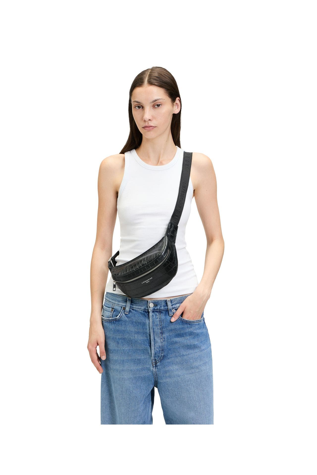 LIEBESKIND BERLIN Bauchtasche schwarz, Bild 1