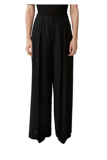 COMMA, Stoffhose schwarz