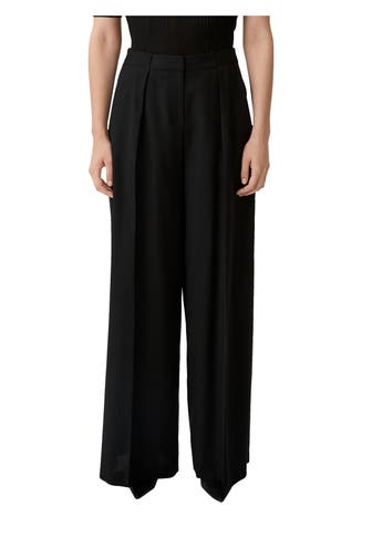 COMMA, Stoffhose schwarz