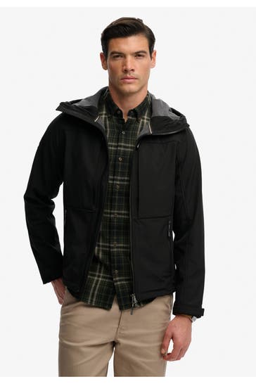 SUPERDRY Übergangsjacke schwarz