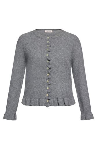 CARTOON Strickjacke grau