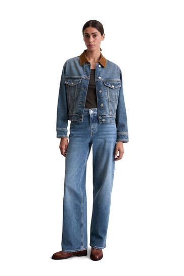 MARC O'POLO Jeansjacke blau