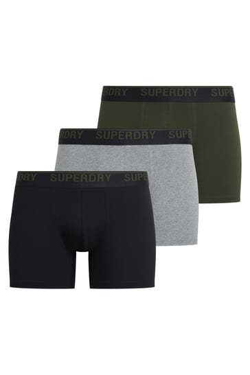 SUPERDRY 3er-Pack Boxer Trunks mehrfarbig
