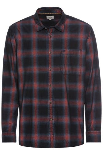 CAMEL ACTIVE Karohemd blau-rot Regular Fit