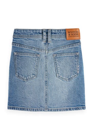 SCOTCH & SODA Jeansrock blau