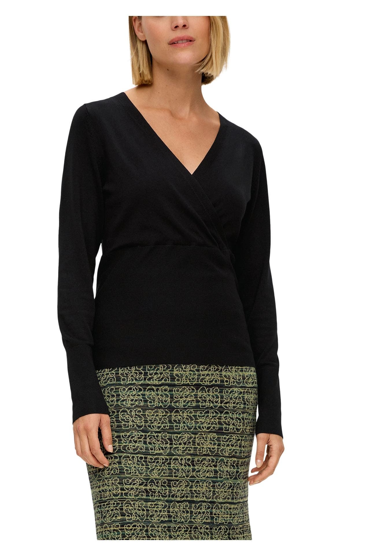 S.OLIVER BLACK LABEL Strickpullover schwarz, Bild 1