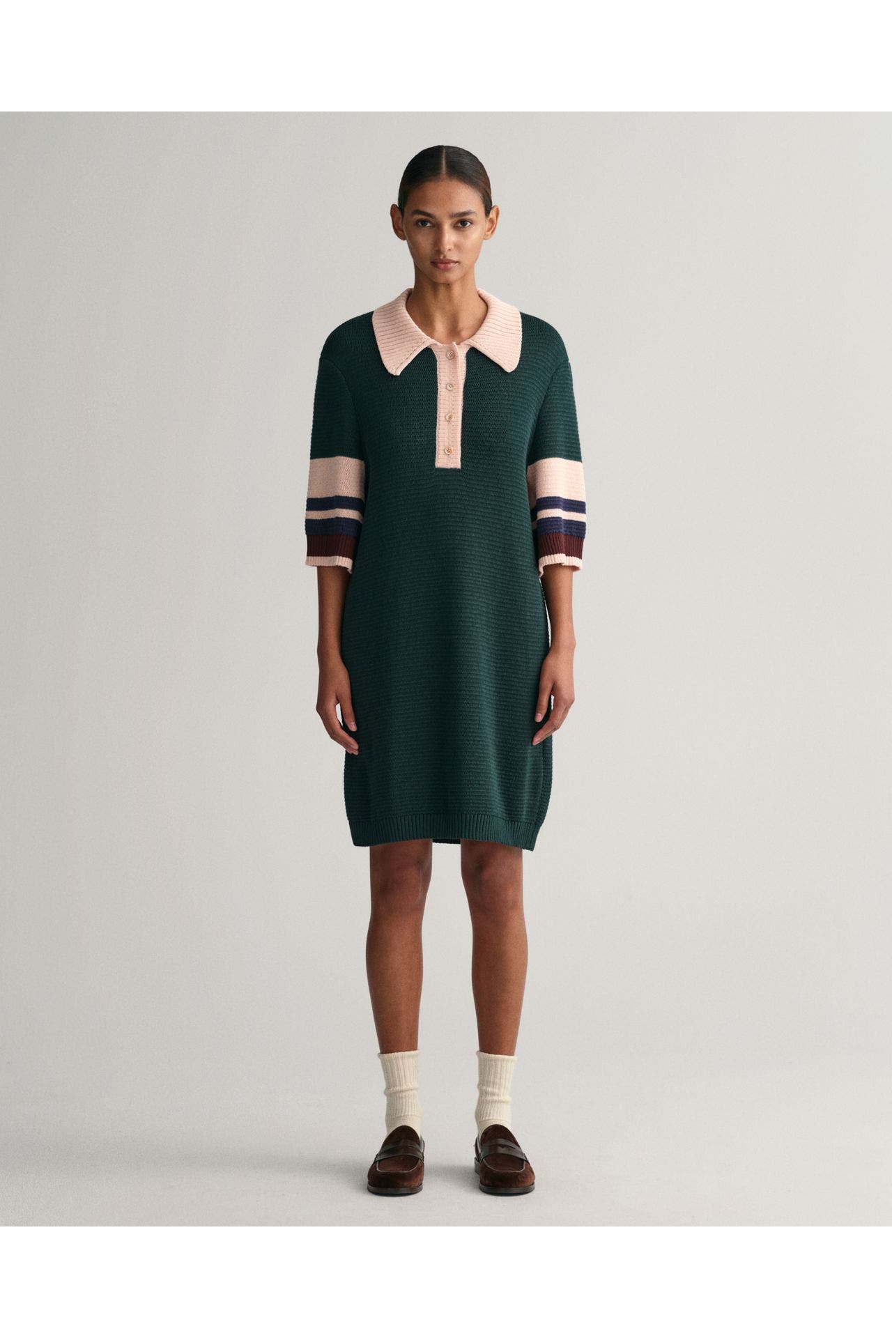 GANT Polokleid tannengrün, Bild 1