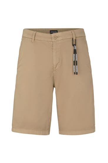 STRELLSON - Chino-Shorts 'Crush' greige