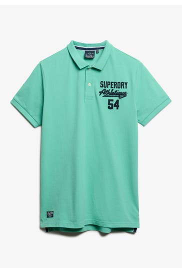 SUPERDRY Polo-Shirt meergrün