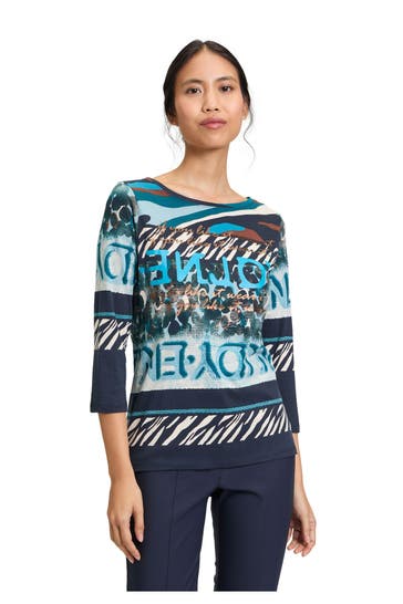 BETTY BARCLAY Longsleeve gemustert