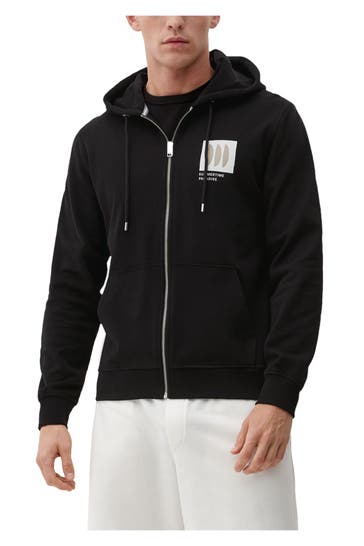 S.OLIVER Sweatjacke schwarz