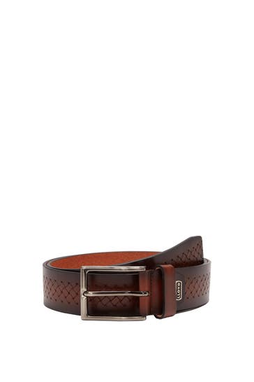 LLOYD BELTS Leder-Gürtel braun