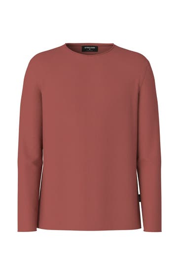 STRELLSON - Langarmshirt ziegelrot