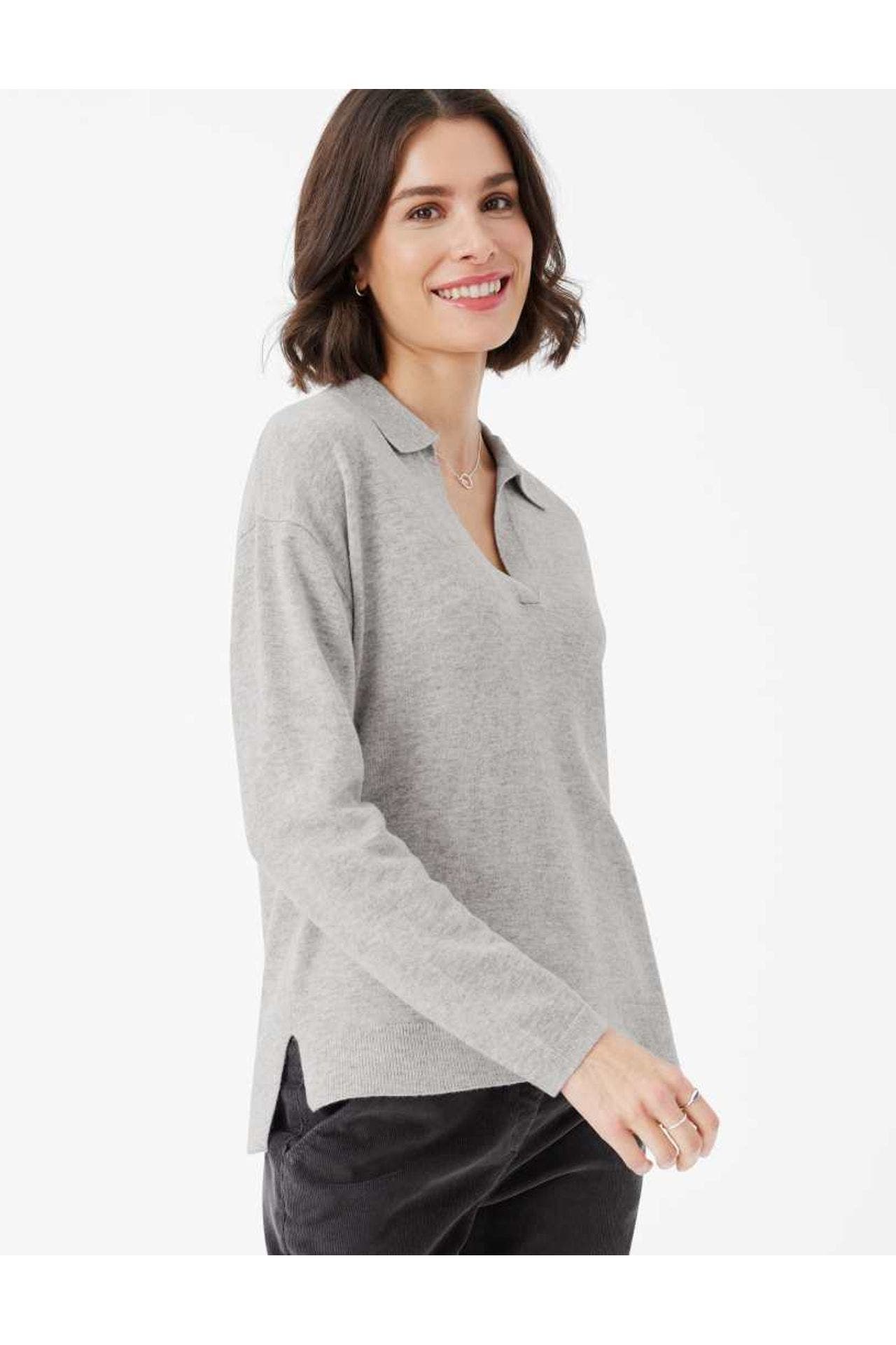BRAX Wollmix-Pullover 'Lilian' hellgrau, Bild 1