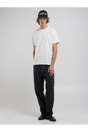 REPLAY T-Shirt weiß