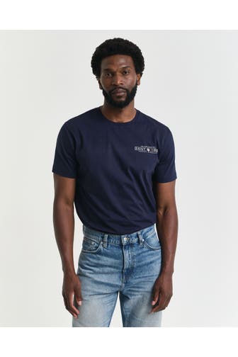 GANT T-Shirt nachtblau