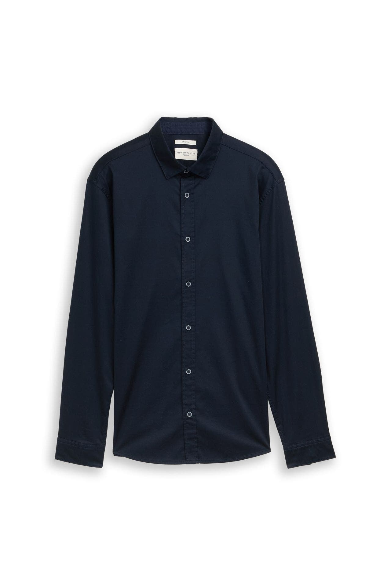 TOM TAILOR Casual-Hemd dunkelblau Regular Fit, Bild 1