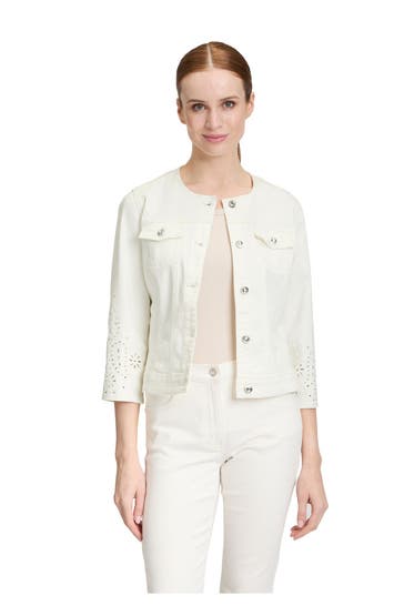 BETTY BARCLAY Jeansjacke weiß