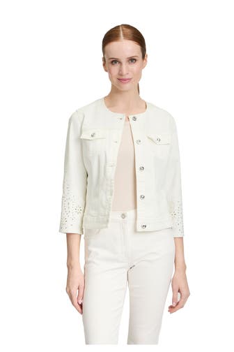BETTY BARCLAY Jeansjacke weiß