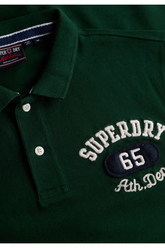 SUPERDRY Polo-Shirt tannengrün