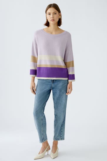 OUI Strickpullover mehrfarbig