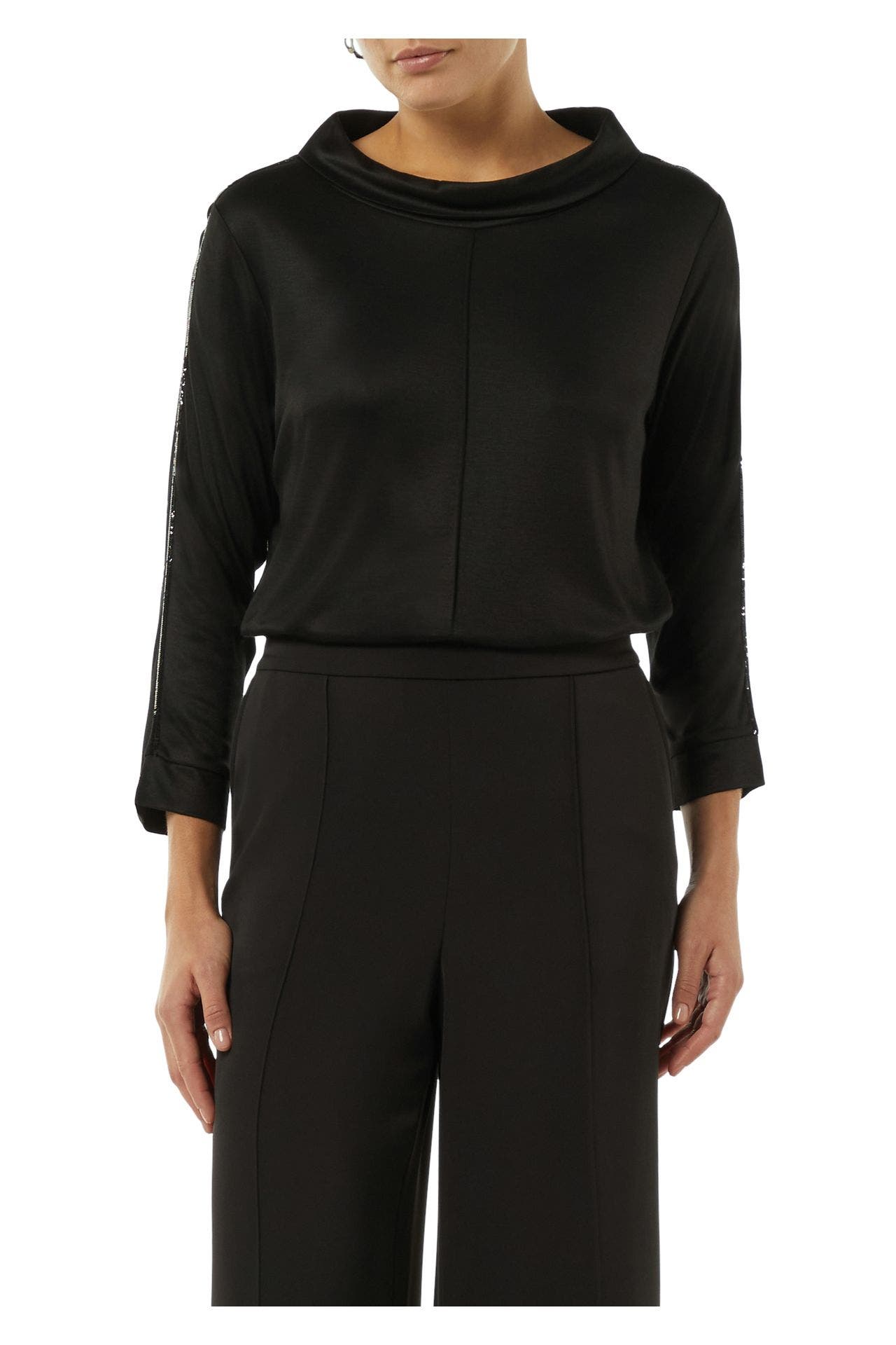 COMMA, Longsleeve schwarz, Bild 1