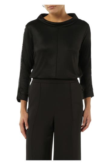 COMMA, Longsleeve schwarz