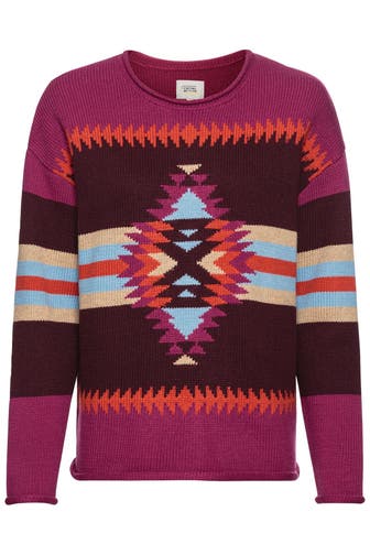 CAMEL ACTIVE Strickpullover mehrfarbig