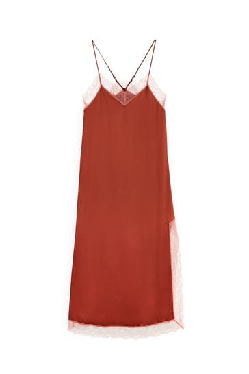 SCOTCH & SODA Nachthemd ziegelrot