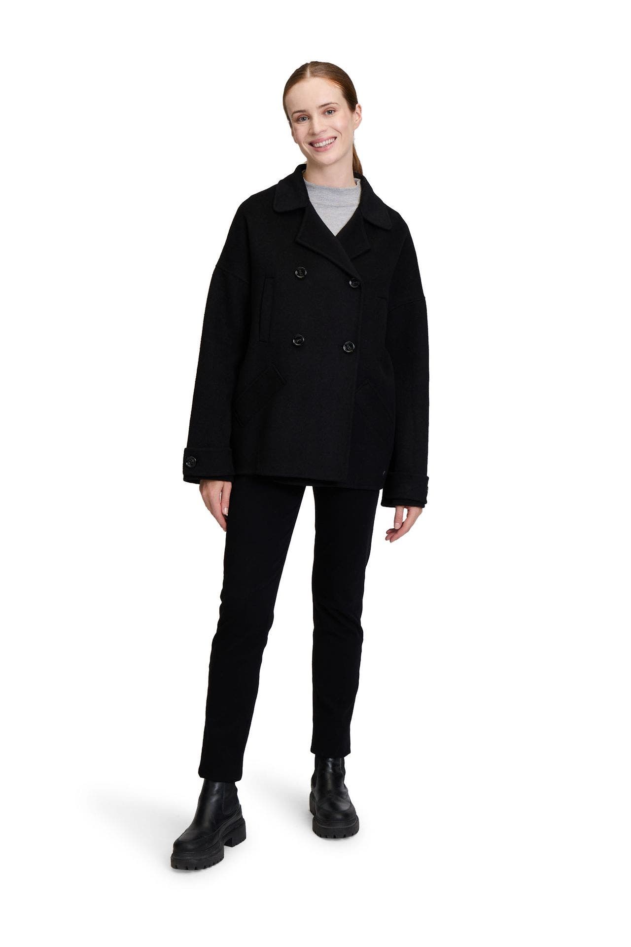 GIL BRET Wollmix-Jacke schwarz, Bild 1
