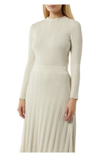 COMMA, Strickpullover beige