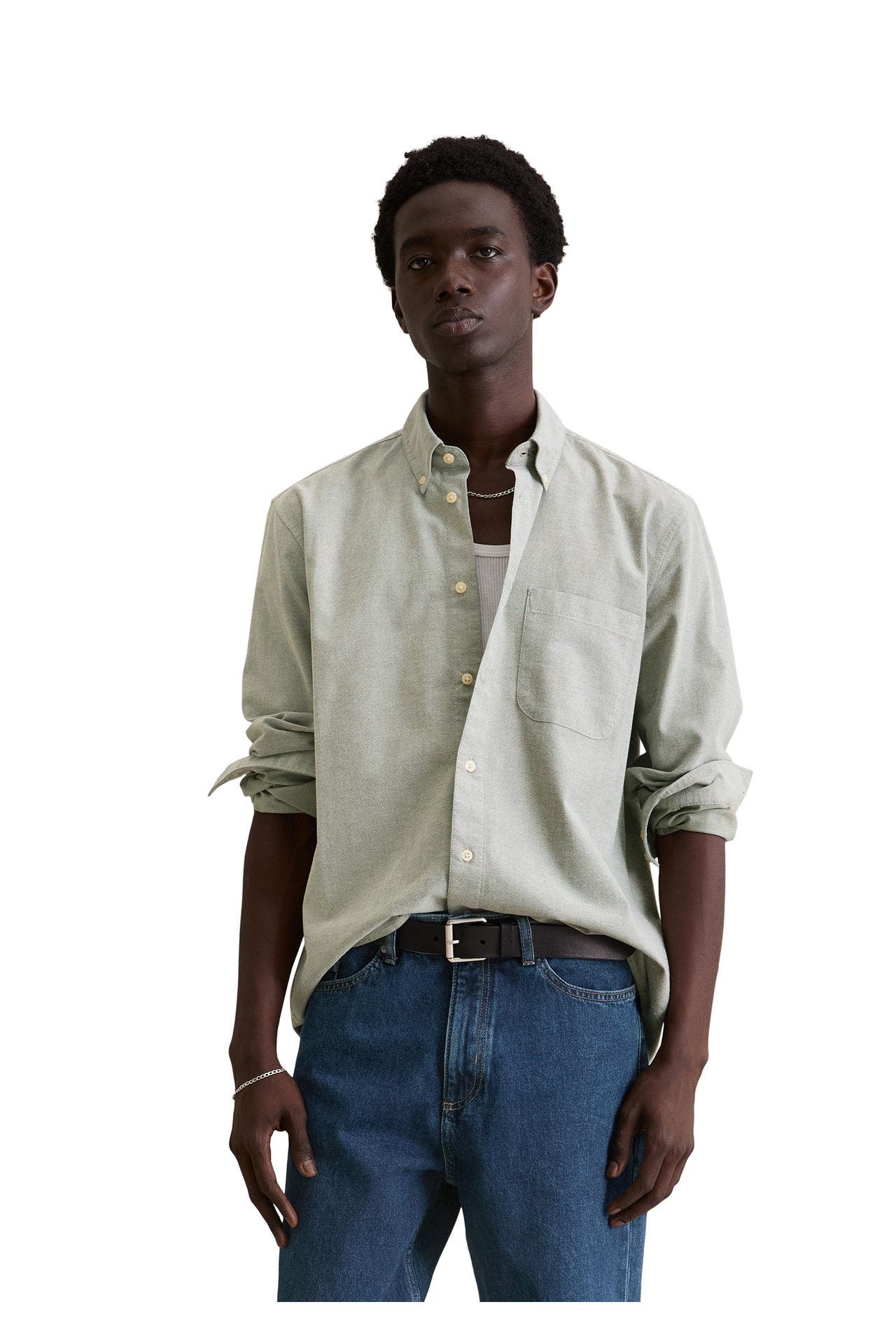 MARC O'POLO DENIM Casual-Hemd graugrün, Bild 1