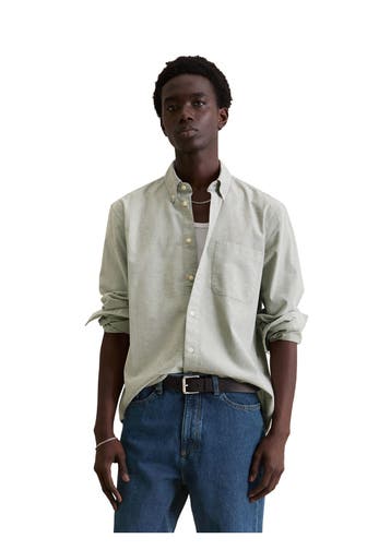 MARC O'POLO DENIM Casual-Hemd graugrün