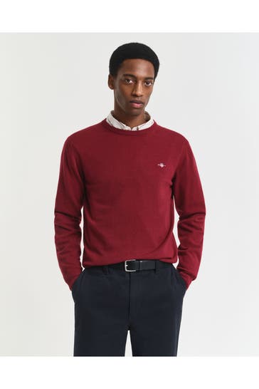 GANT Wine-red woollen jumper
