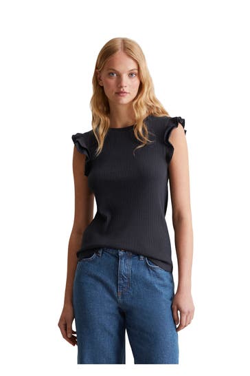 MARC O'POLO DENIM Top dunkelblau
