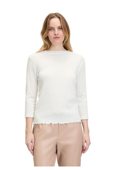 BETTY & CO Longsleeve weiß