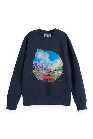 SCOTCH & SODA Sweatshirt nachtblau