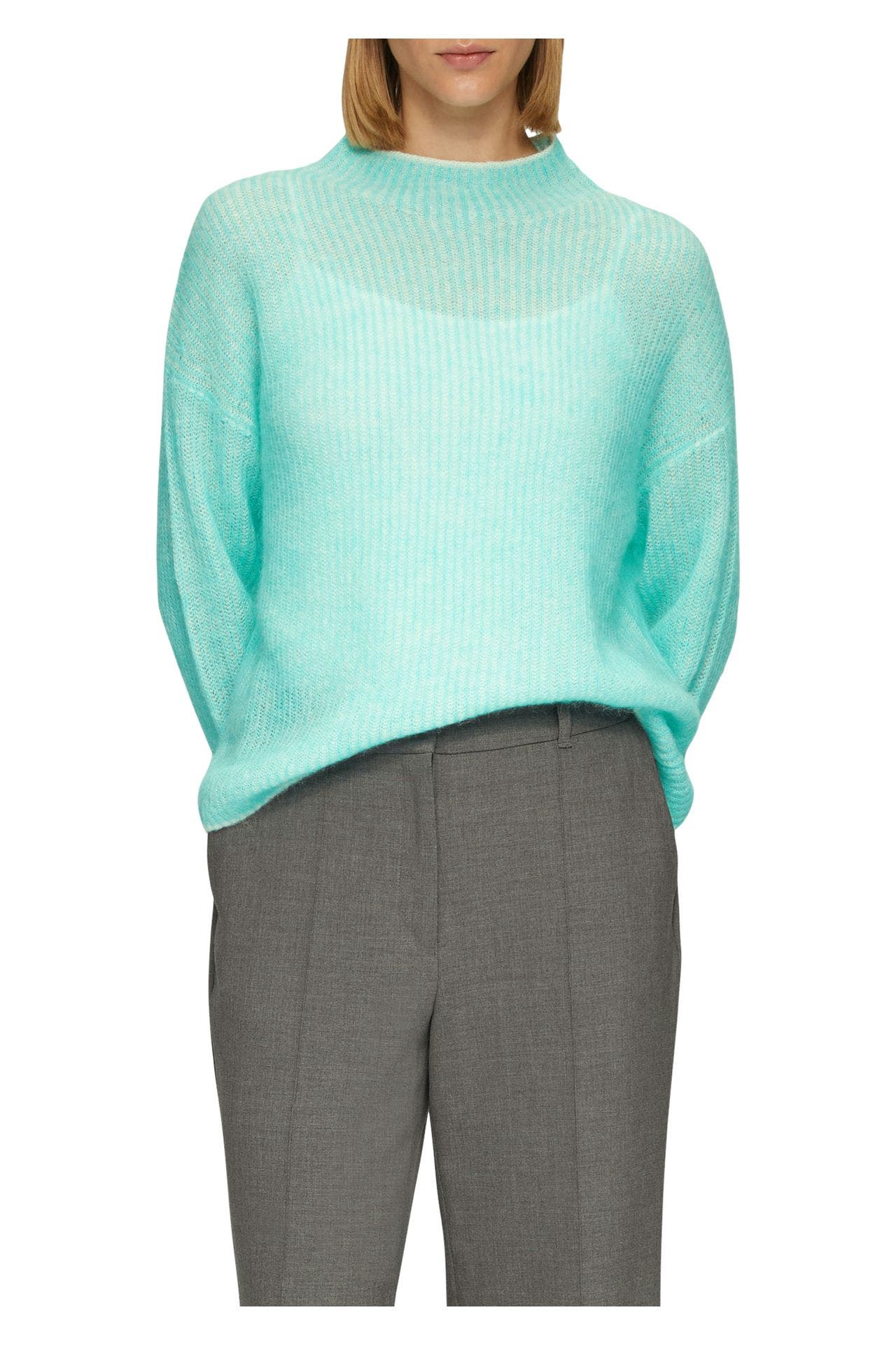 S.OLIVER BLACK LABEL Strickpullover aqua, Bild 1