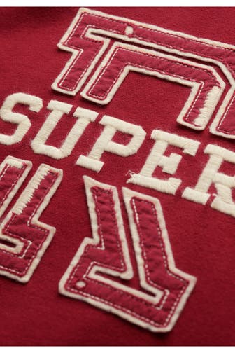 SUPERDRY Hoodie weinrot