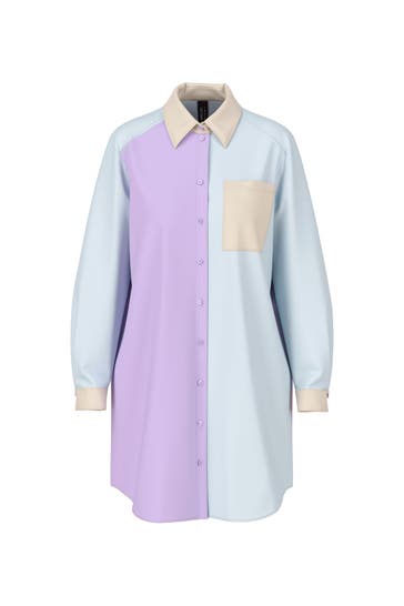 MARC CAIN Hemdblusenkleid mehrfarbig