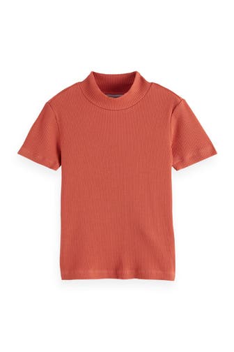 SCOTCH & SODA T-Shirt orangerot