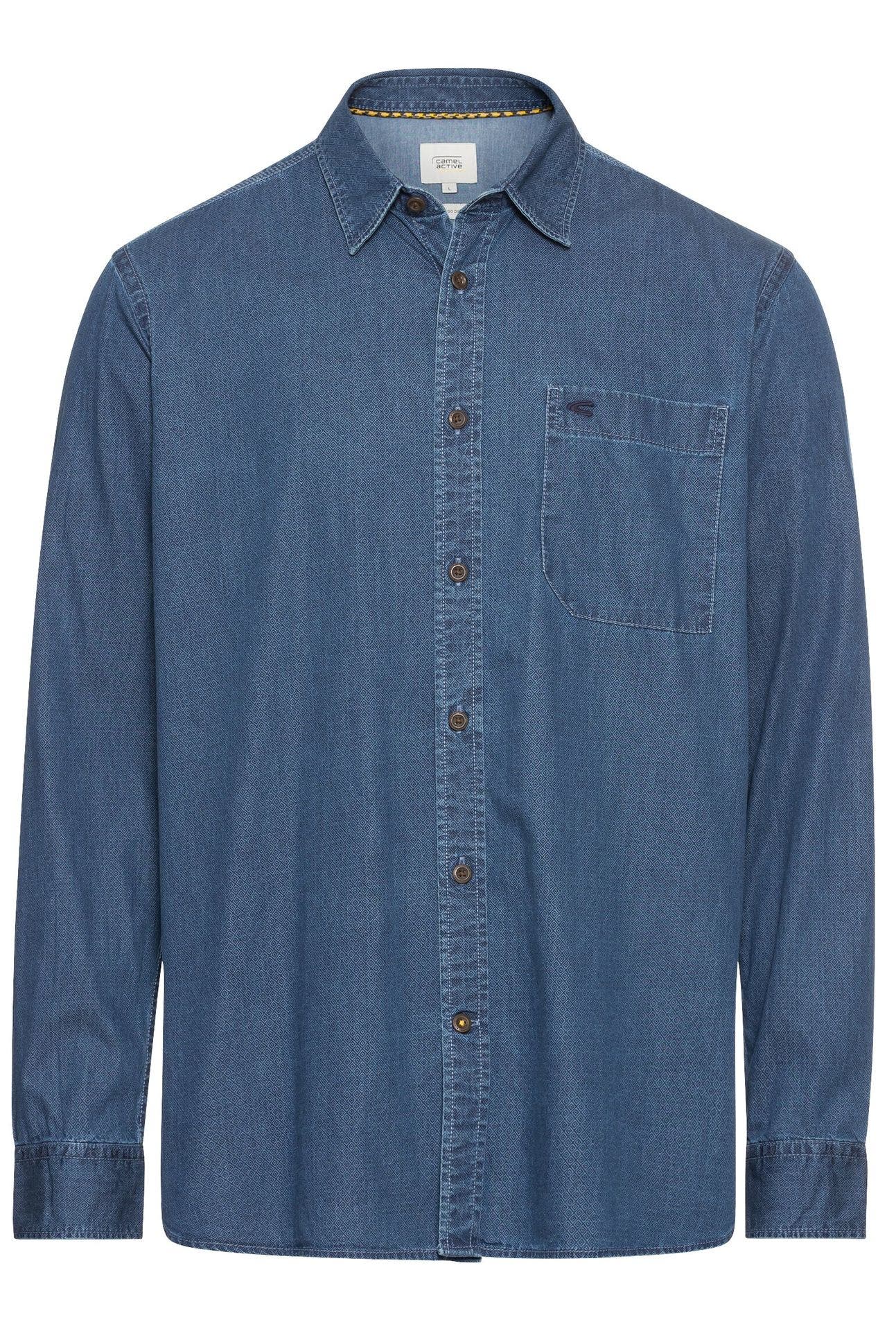 CAMEL ACTIVE Casual-Hemd blau gemustert, Bild 1