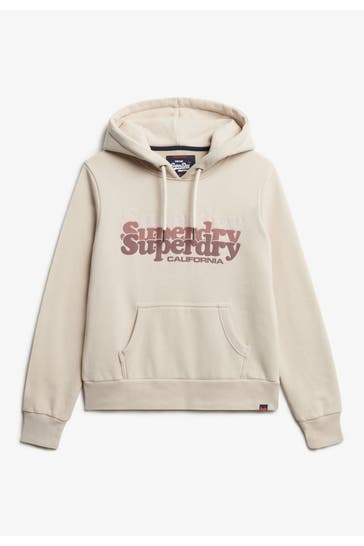 SUPERDRY Hoodie beige