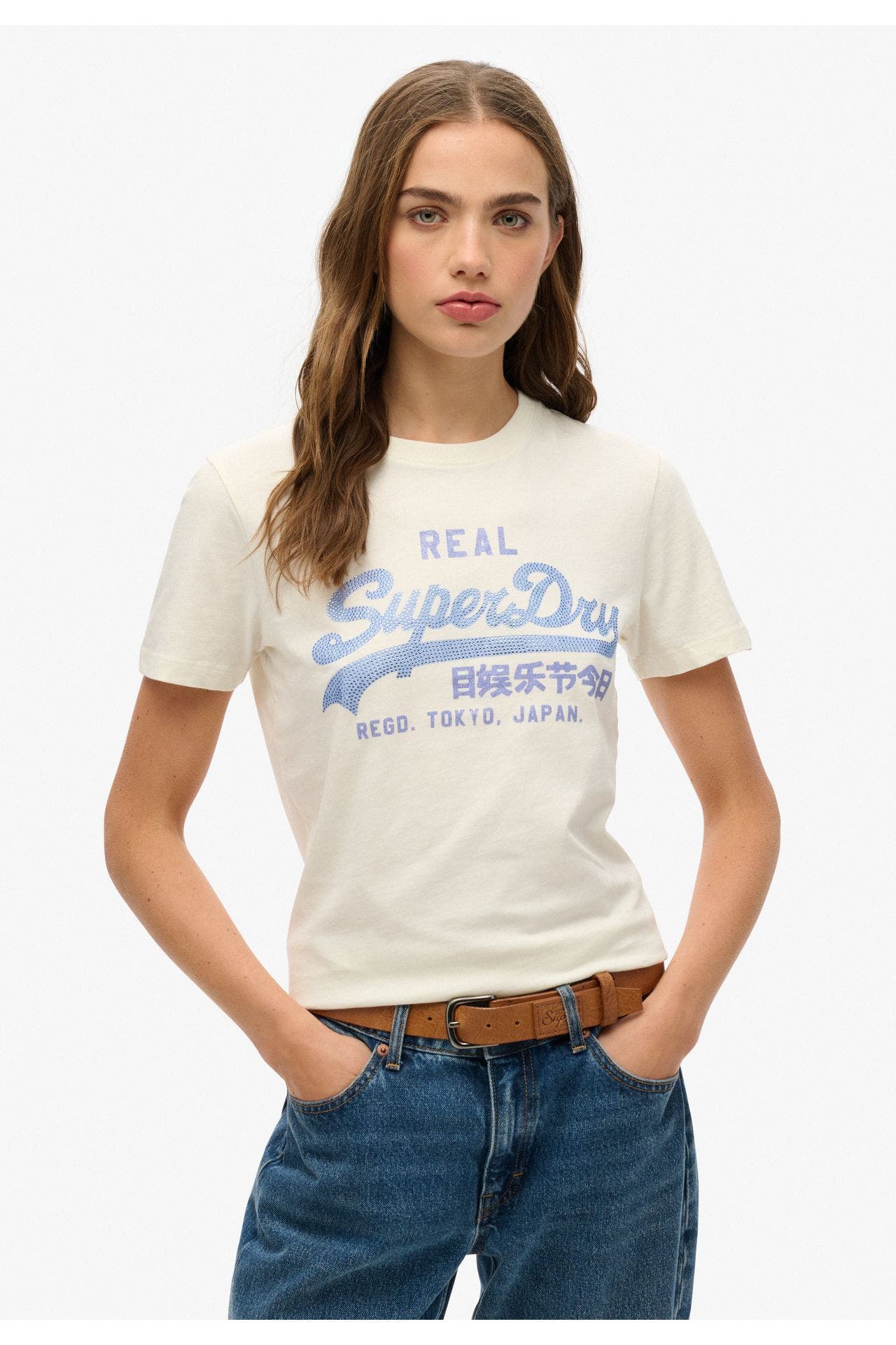 SUPERDRY T-Shirt ecru, Bild 1
