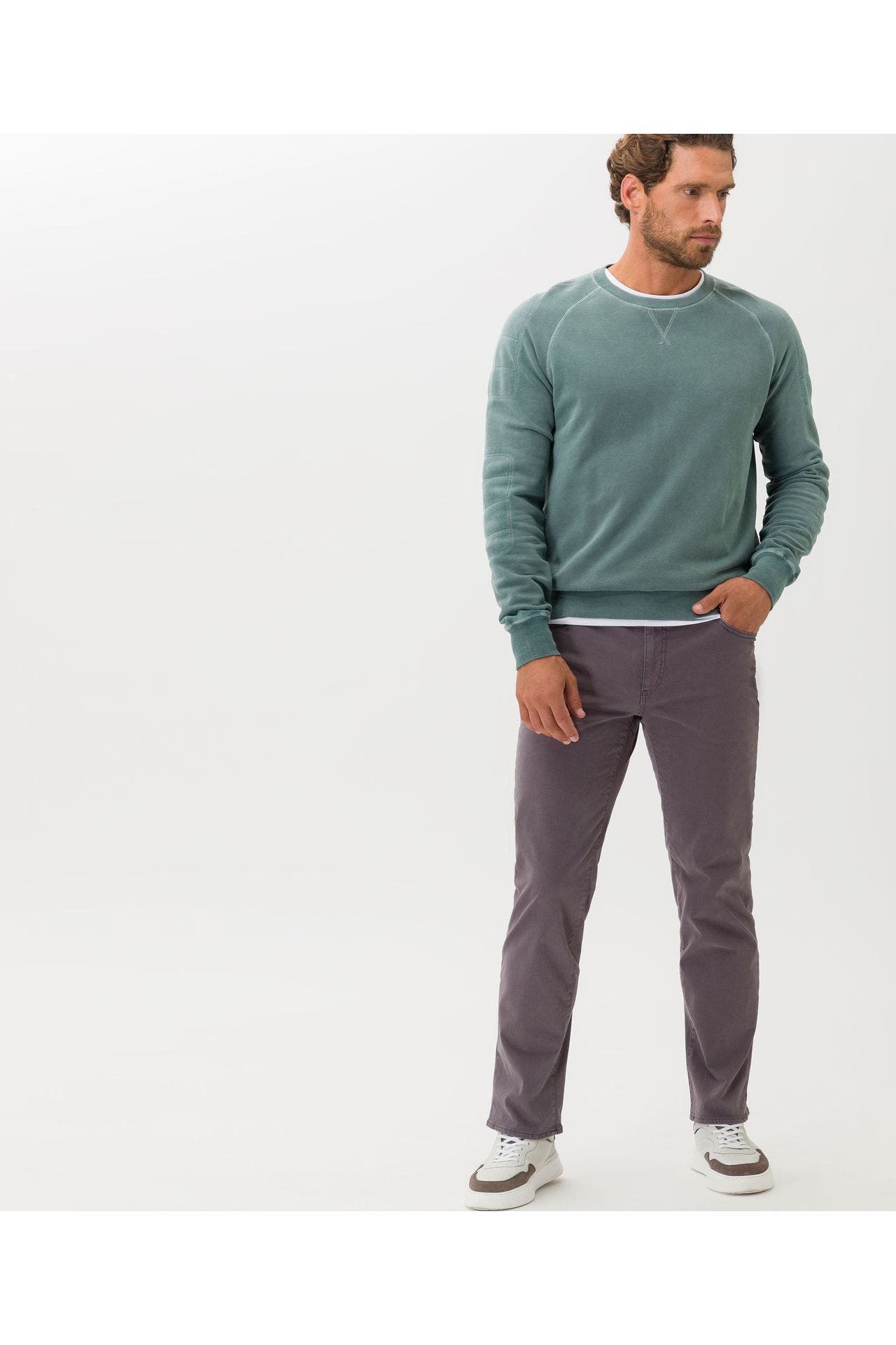 BRAX Stoffhose grau straight fit, Bild 1