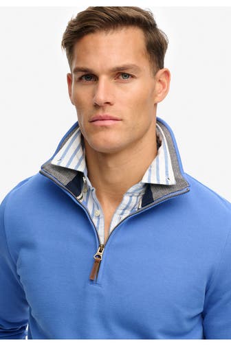 SUPERDRY Sweat-Troyer azurblau