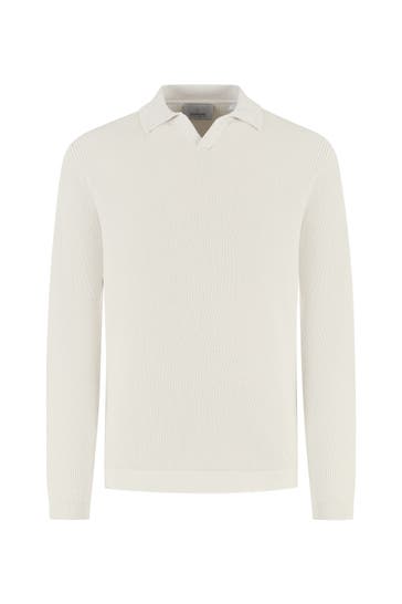 DSTREZZED Polo-Strickpullover sand
